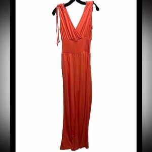 Lascana Sleeveless Coral Jumpsuit